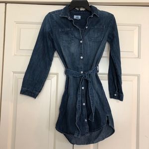 Old Navy Denim Long Sleeved Dress Large 10-12